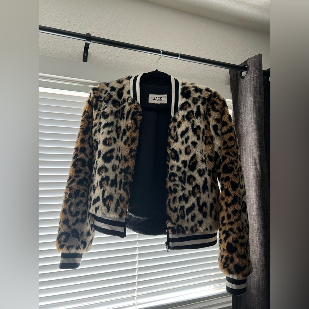 Jack by BB Dakota Cheetah Print Coat Jacket